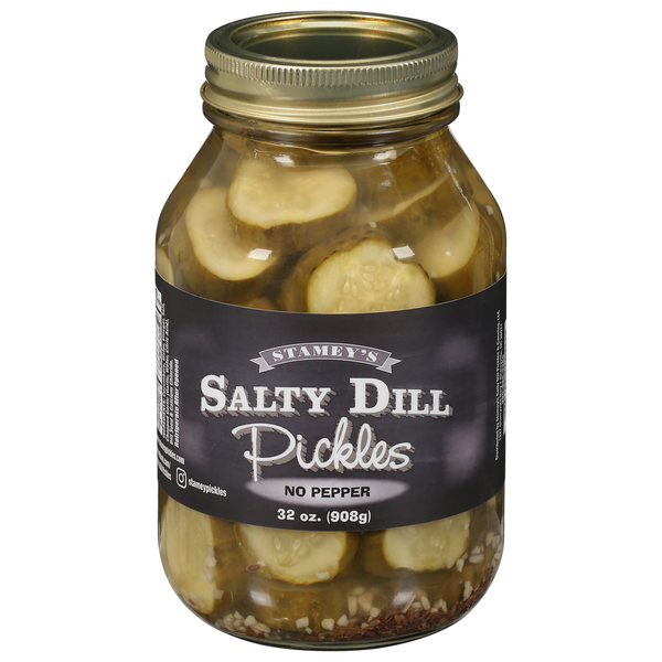 Pickled Goods & Olives Stamey's Pickles, No Pepper, Salty Dill hero