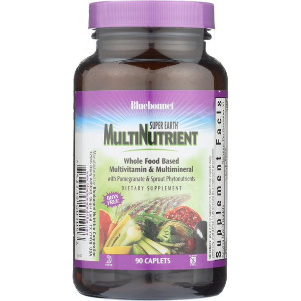 Multi Vitamins Bluebonnet Super Earth Multinutrient Formula (Iron Free) hero