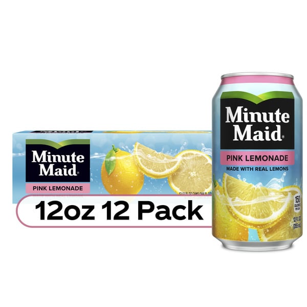 Juice & Nectars Minute Maid Pink Lemonade, Fruit Drink hero