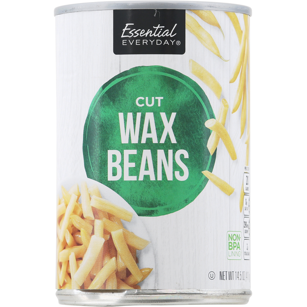 Canned & Jarred Vegetables Essential Everyday Wax Beans, Cut hero