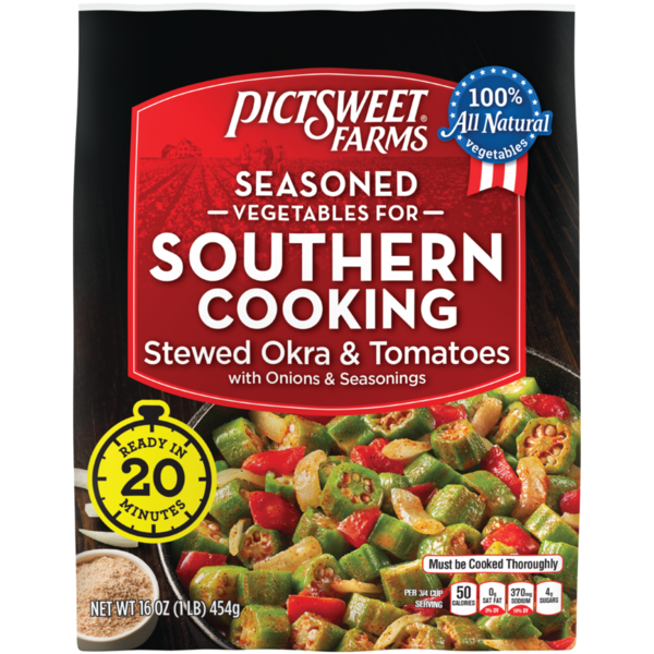 Pictsweet Farms Stewed Okra and Tomatoes hero