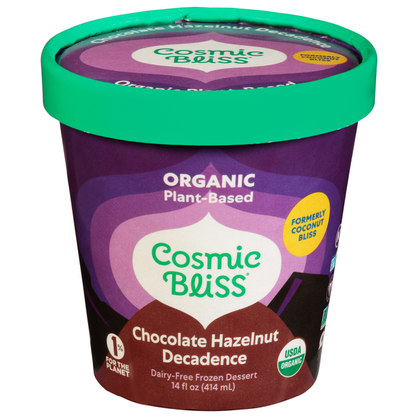 Cosmic Bliss Organic, Plant-Based Chocolate Hazelnut Decadence hero