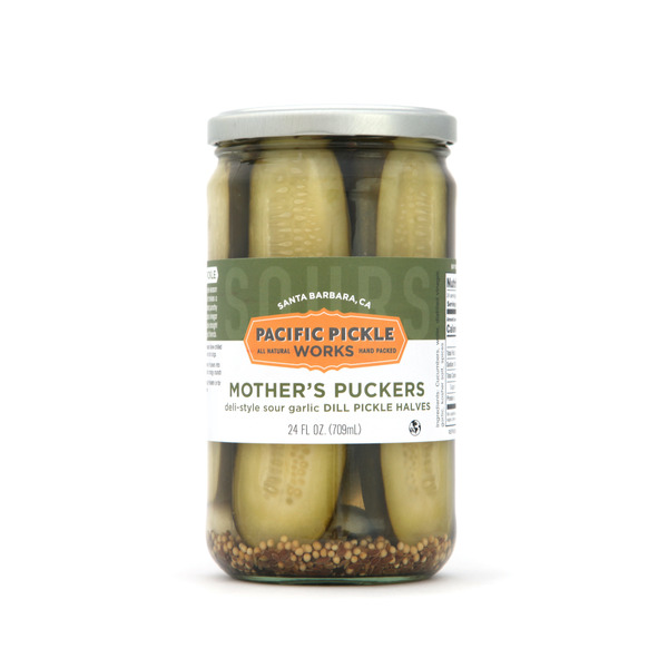 Pickled Goods & Olives Pacific Pickle Works Mother's Puckers, Home-style Garlic Dill Pickles hero