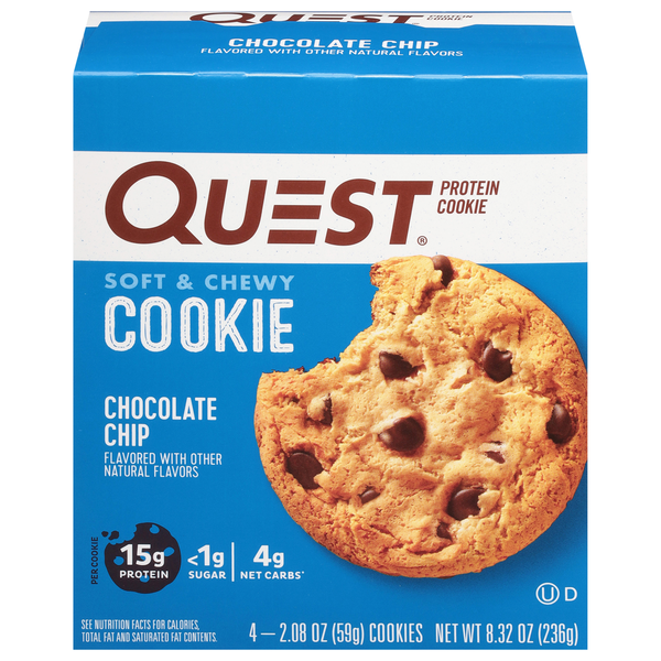 Cookies & Cakes Quest Protein Cookie, Chocolate Chip hero