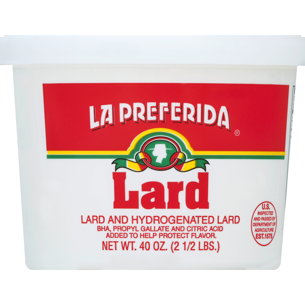 Latino Foods La Preferida Lard hero