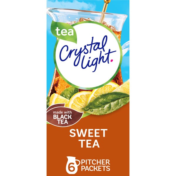 Cocoa & Drink Mixes Crystal Light Sweet Tea Naturally Flavored Powdered Drink Mix hero