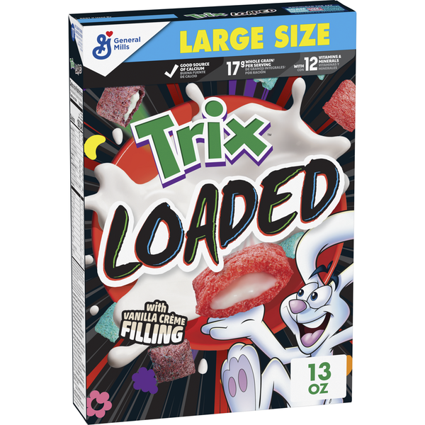 Trix Loaded Crispy Crème Filled Breakfast Cereal hero