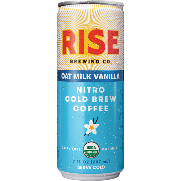 Juice & Nectars RISE Brewing Co. Coffee, Dairy Free, Oat Milk Vanilla, Nitro Cold Brew hero