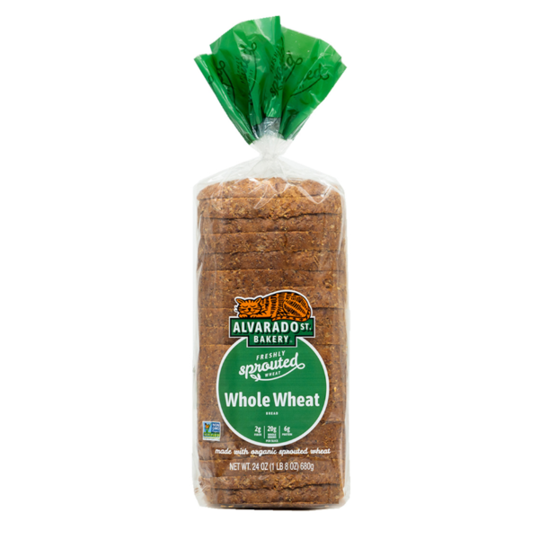 Bread Alvarado Street Bakery Sprouted Whole Wheat Bread hero