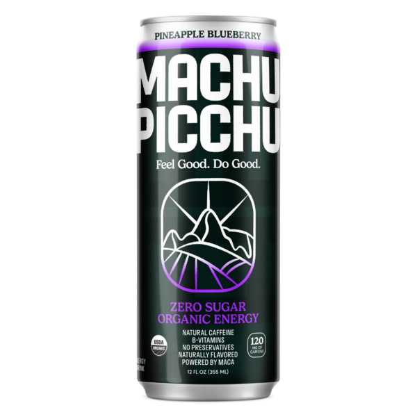 Energy & Sports Drinks Machu Picchu Energy Zero Sugar, Pineapple Blueberry hero