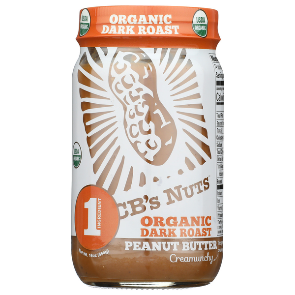 Spreads CB's Nuts Organic Dark Roast Peanut Butter hero