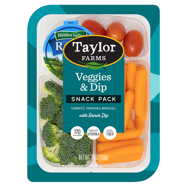 Packaged Vegetables & Fruits Veggies & Dip Snack Pack hero