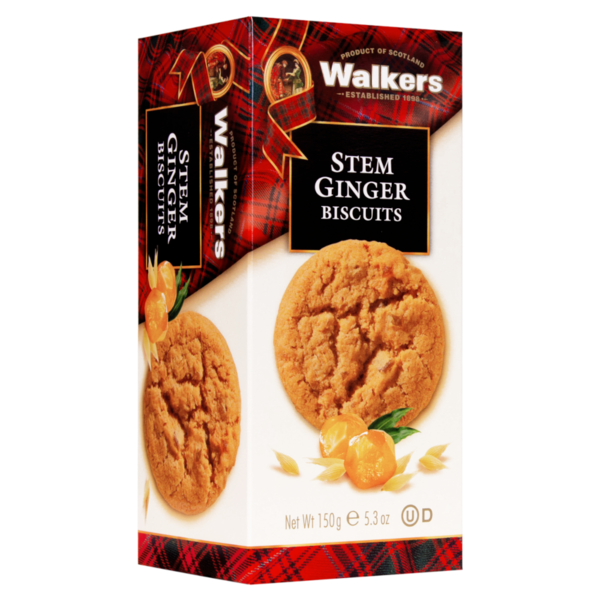 Cookies & Cakes Walkers Shortbread Stem Ginger Biscuits hero