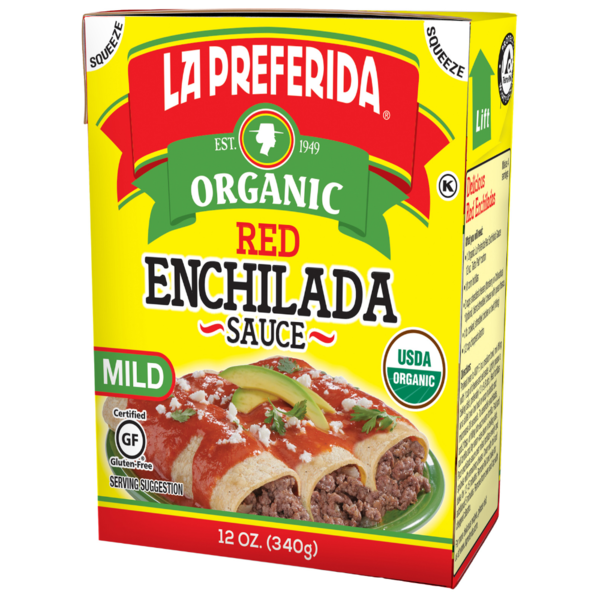 La Preferida Organic Red Enchilada Sauce, Tetra Recart hero