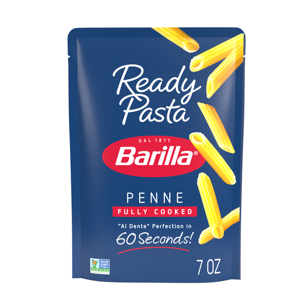 Dry Pasta Barilla Ready Pasta, Fully Cooked Penne Pasta, Non-GMO & Kosher hero