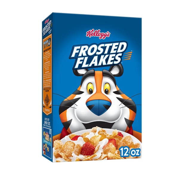 Cereal Frosted Flakes Breakfast Cereal, Kids Cereal, Family Breakfast, Original hero