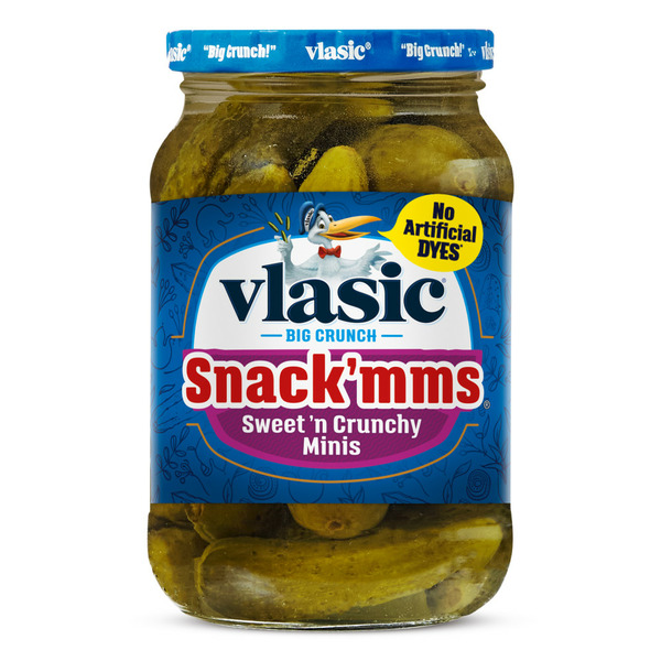 Pickled Goods & Olives Vlasic Snack Mms Sweet and Crunchy Mini Pickles hero