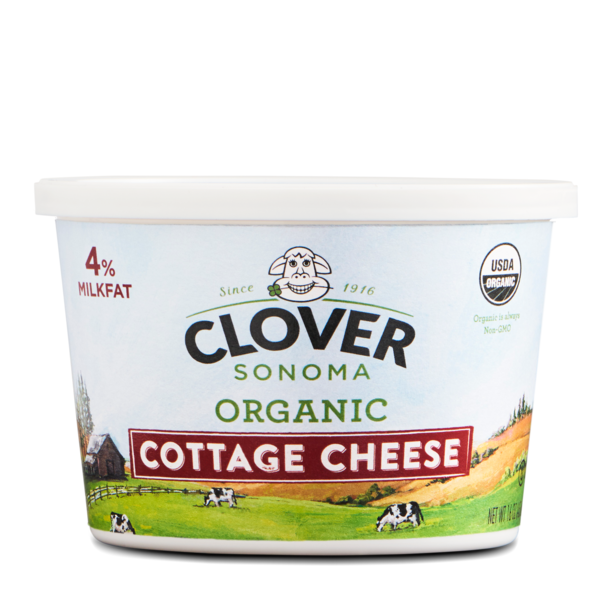 Other Creams & Cheeses Clover Sonoma Organic Cottage Cheese Small Curd hero