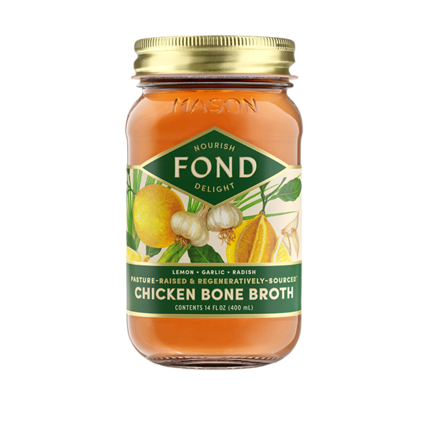 Soup, Broth & Bouillon FOND Bone Broth Regenerative Chicken Bone Broth, Lemon and Garlic hero