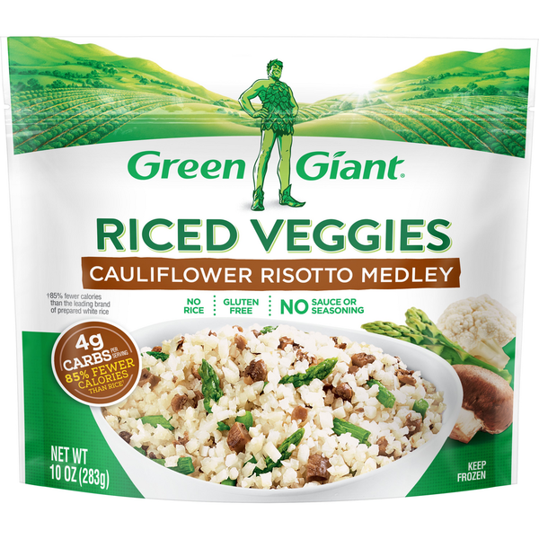 Frozen Appetizers & Sides Green Giant Cauliflower Risotto Medley Riced Veggies hero