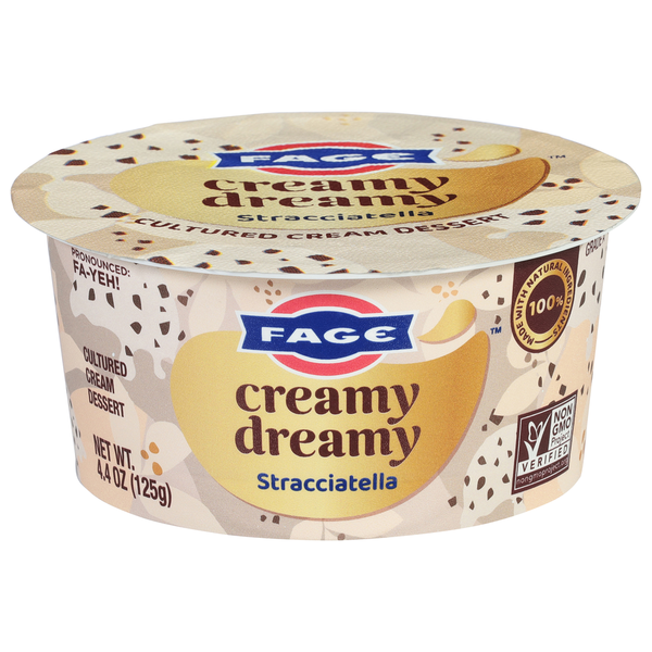 Refrigerated Pudding & Desserts FAGE Creamy Dessert, Stracciatella, Creamy Dreamy hero