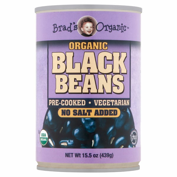 Canned Meals & Beans Brad's Organic No Salt Added Organic Black Beans hero