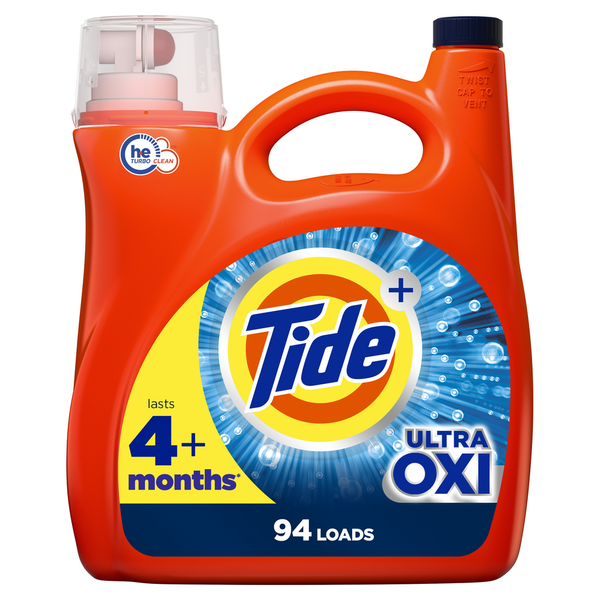 Tide Ultra Oxi Liquid Laundry Detergent, 94 Loads hero