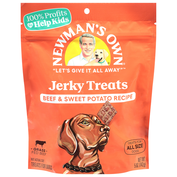 Dog Food & Care Newman's Own Treats for All Size Dogs, Beef & Sweet Potato Recipe hero