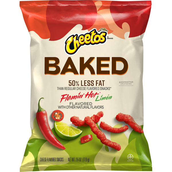 Chips & Pretzels Cheetos Cheese Flavored Snacks, Flamin' Hot Limon hero