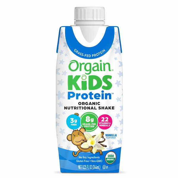 Cocoa & Drink Mixes Orgain Organic Kids Nutritional Shake, 22 Vitamins & Minerals - Vanilla hero