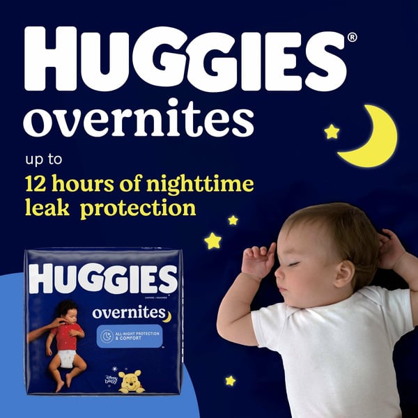 Huggies overnites fashion size 4