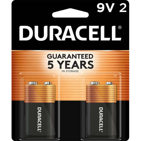 More Household Duracell Coppertop 9V Alkaline hero