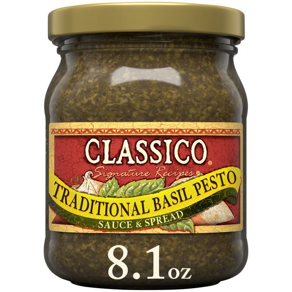 Preserved Dips & Spreads Classico Traditional Basil Pesto Sauce & Spread hero