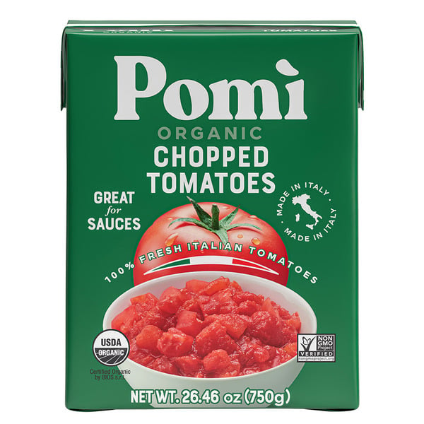 Canned & Jarred Vegetables Pomì  Tomatoes, Organic, Chopped hero