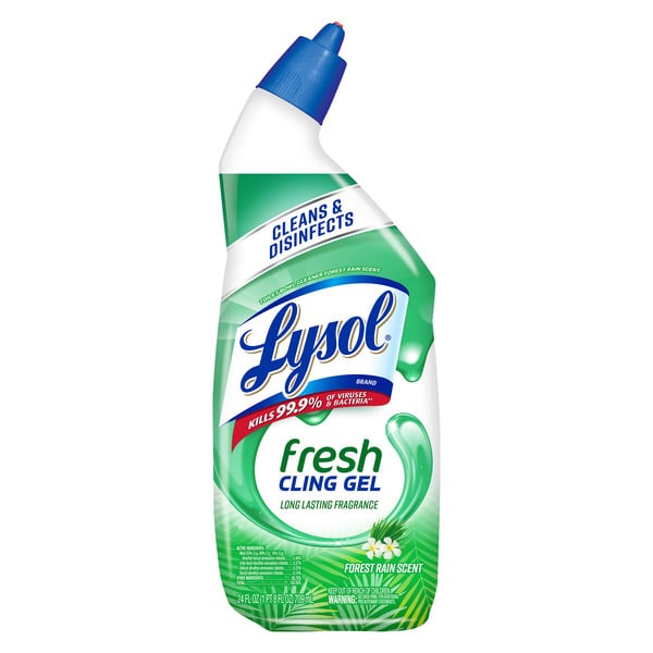 Cleaning Products Lysol Toilet Bowl Cleaner Gel, For Cleaning and Disinfecting, Stain Removal hero