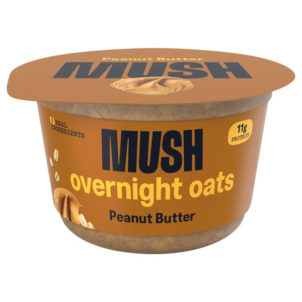 Cereal MUSH Peanut Butter Overnight Oats hero