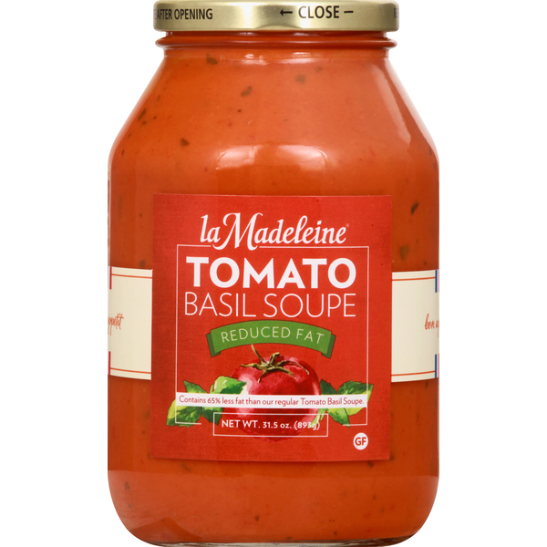 Soup, Broth & Bouillon La Madeleine Tomato Basil Soupe, Reduced Fat hero