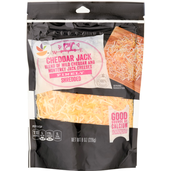 Packaged Cheese Store Brand Finely Shredded Cheese, Cheddar Jack hero