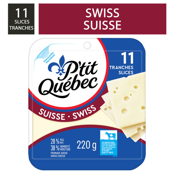 P'tit Québec P'Tit Québec Cheese Swiss Slices hero