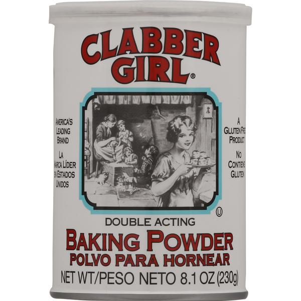 Baking Ingredients Clabber Girl Baking Powder, Double Acting hero