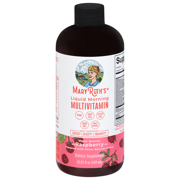 Vitamins & Supplements MaryRuth's Multivitamin, Raspberry, Liquid Morning hero