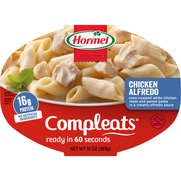 Pantry Hormel Compleats Chicken Alfredo hero