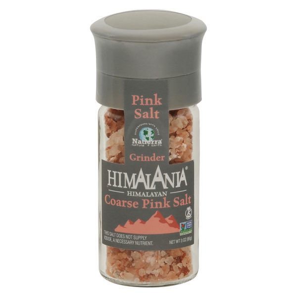 Spices & Seasonings Natierra Pink Salt Grinder, Coarse hero