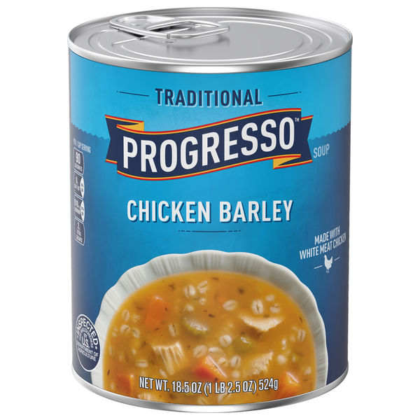 Soup, Stock & Broth Progresso Soup, Chicken Barley hero