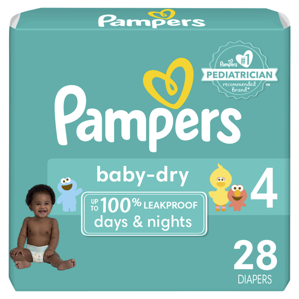 Diapers & Wipes Pampers Baby Dry Diapers Size 4 hero