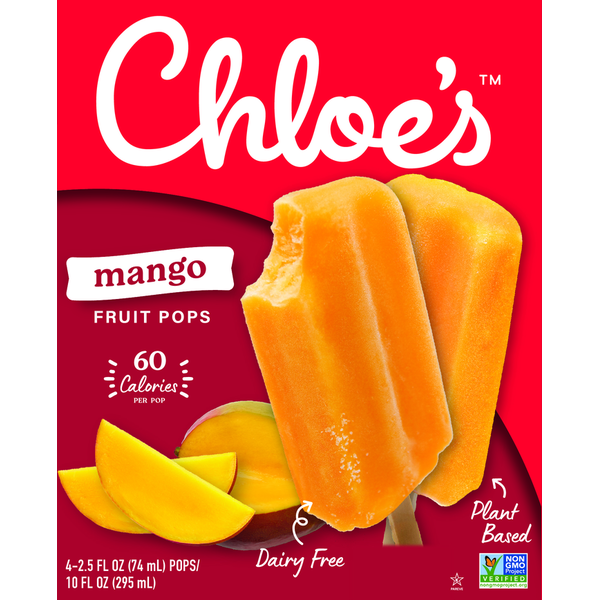 Ice Cream & Ice Chloe's Mango Pops hero