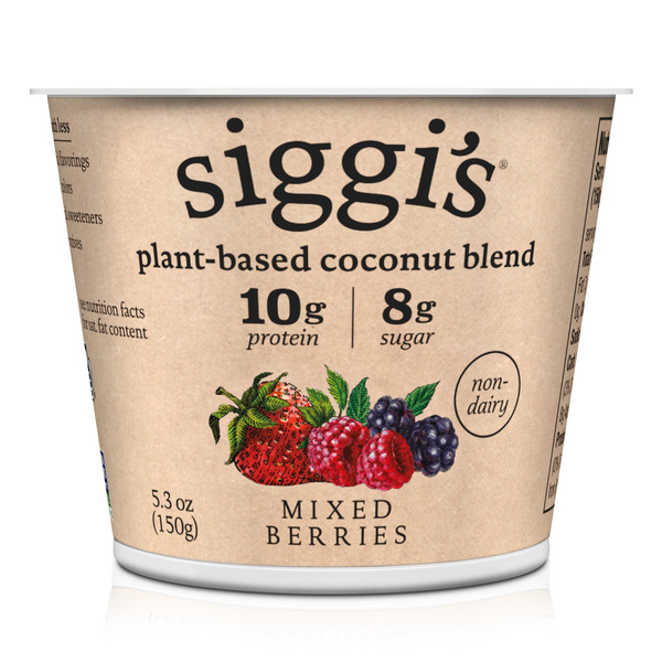 Yogurt, Kefir & Smoothies Siggi's Coconut Blend, Plant-Based, Mixed Berries hero