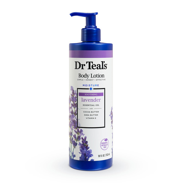 Dr Teal’s Body Lotion, 24 Hour Moisture, Lavender Essential Oil hero