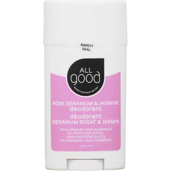 Deodorants All Good Deodorant, Rose Geranium & Jasmine hero