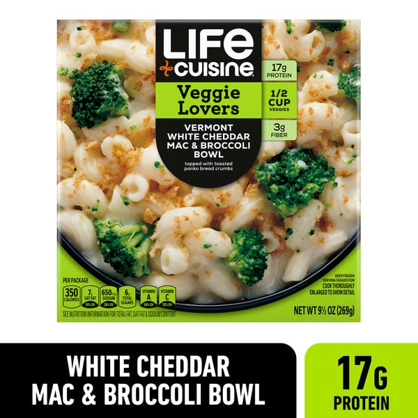 Frozen Meals Vital Pursuit Vermont White Cheddar Mac & Broccoli Bowl hero